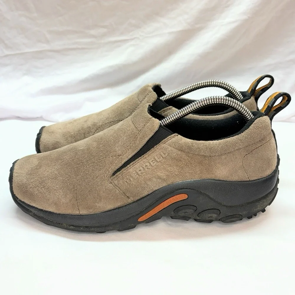 Merrell Jungle Moc Slip On Shoes Men's US 9 EU 43 Gunsmoke Hiking Trail Outdoor